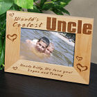 World's Coolest Personalized Uncle Wood Picture Frame